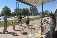 В Библиотеке № 261 провели чтения произведений Пушкина в поселке Газопровод